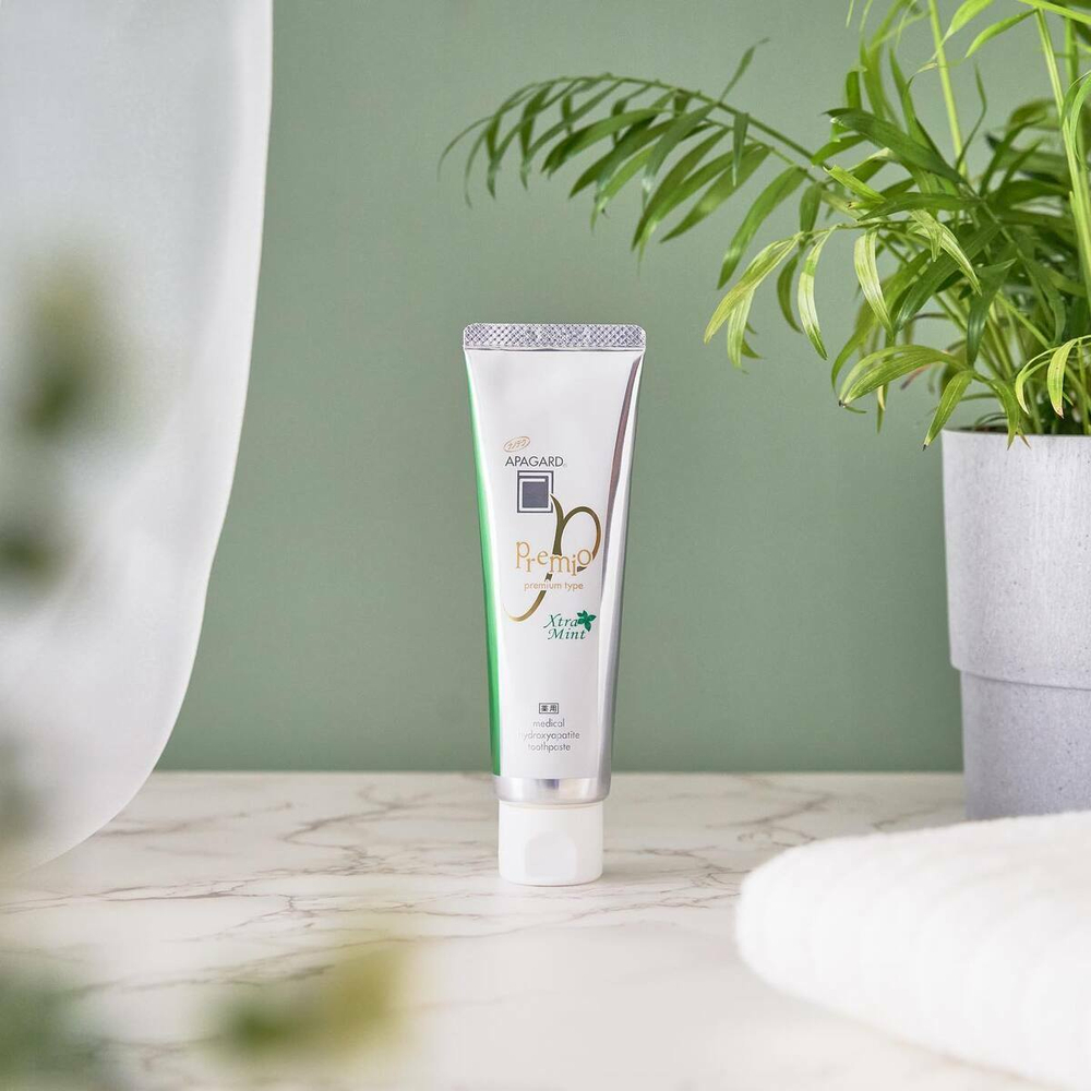 Зубная паста против кариеса с экстра ментолом APAGARD Premio Xtra Mint Premium Type
