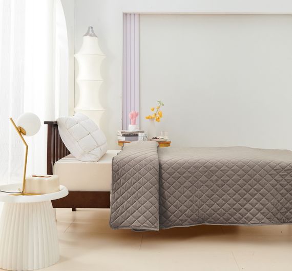 Натаниэль (серый) Покрывало 120х200