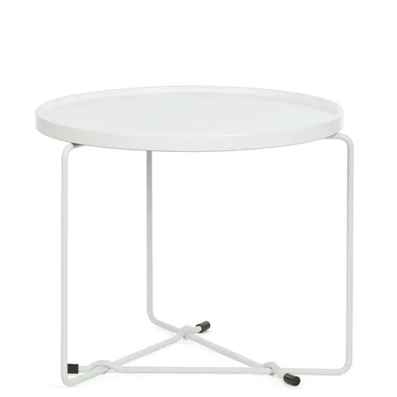 Кофейный стол Haku Ø60х50 см белый
