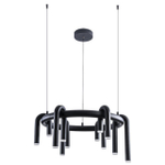 Подвесная светодиодная люстра Arte Lamp WARHOL A3258LM-30BK