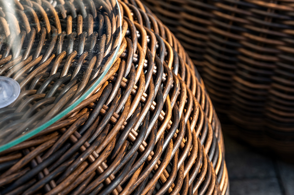 "Барселона" лаунж-зона из искусственного ротанга, цвет коричневый