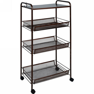 Этажерка 4х-секционная «Ладья 34КС», цвет медный антик, 45*30*80см