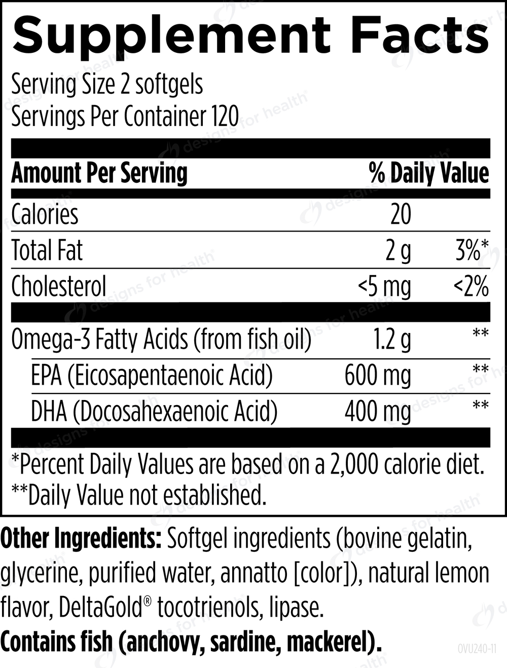 Designs For Health - OmegAvail™ Ultra - 240 softgels