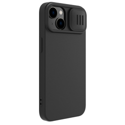 Чехол с шелковистым покрытием от Nillkin c поддержкой MagSafe для iPhone 14 и 13, серия CamShield Silky Magnetic Silicone Case