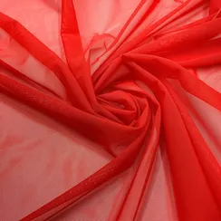 Сетка эластичная красная (цв. 100), Lauma