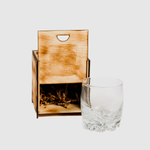 Стакан для виски "Шальной император" в подарочной коробке