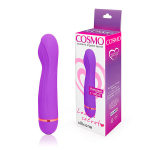 Фиолетовый вибромассажер 13,5см с 20 режимами вибрации Bior Toys Cosmo CSM-23133