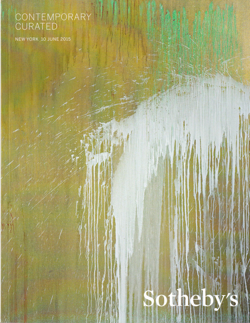 Каталог аукциона Sotheby's, Нью-Йорк, Современное искусство: выбор куратора от 10 июня 2015 года