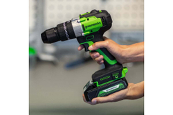 Дрель аккумуляторная GREENWORKS GD24DD60 24 V c акк и з/у кейс   3704107UA