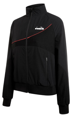 Женская теннисная куртка Diadora L. FZ Jacket - black