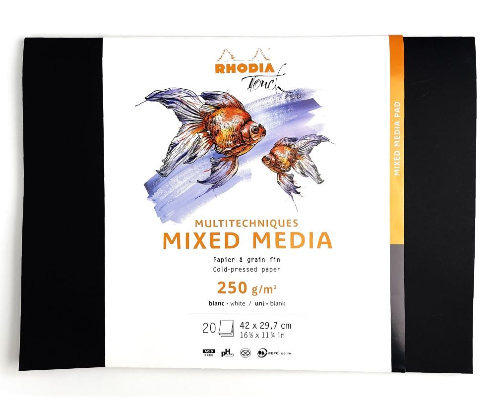 Скетчбук для смешанных техник Rhodia Touch А3+ (116189C)