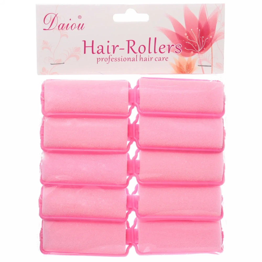 Бигуди поролоновые с зажимом 10шт, цвет микс, d=25мм