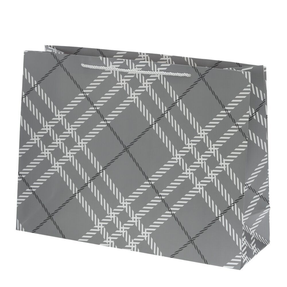 GAEM Пакет подарочный L (бумага 250г/м2, блок 12шт), L47 W15 H35 см, 4в.