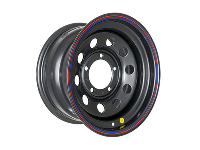 Диск усиленный УАЗ стальной черный 5x139,7 8xR15 d110 ET-19 1580-53910BL-19