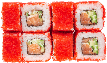 Ролл «Калифорния с лососем»