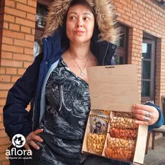 Подарочный набор «Фисташки и Ко» в дереве / 600 гр Подарочный набор «Фисташки и Ко» в дереве / 600 гр