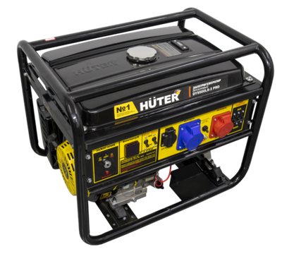 Бензиновый генератор (8 кВт) Huter DY9500LX-3 PRO