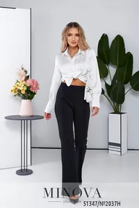 Брюки 2037Н-черный Minova