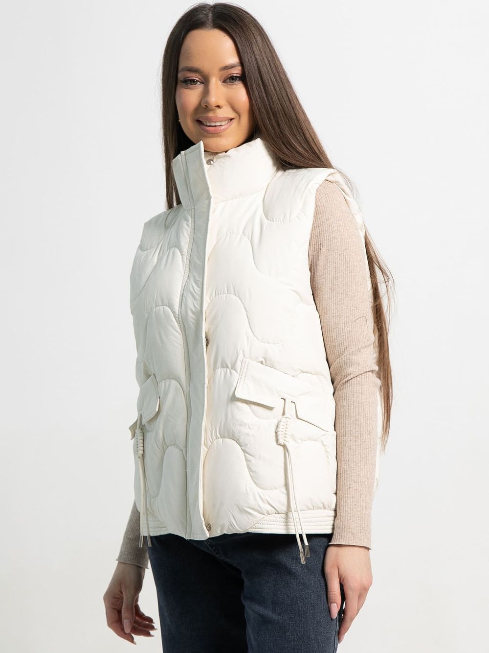 Жилет утепленный Фрия (крем-брюле) Б15289-4М LT Collection