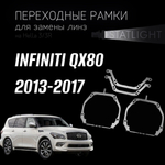 Переходные рамки для замены линз на INFINITI QX80 2013-2017 AFS