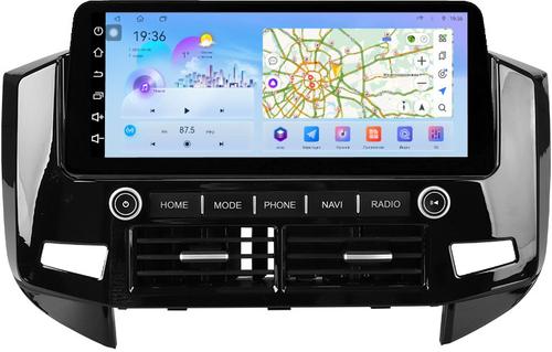 Магнитола для Mitsubishi Pajero 4 2012-2022 (штатная КЗВ, рамка LUX) - FarCar монитор 12.3" 2K QLED на Android 14, Быстрая, CarPlay, 4G SIM-слот