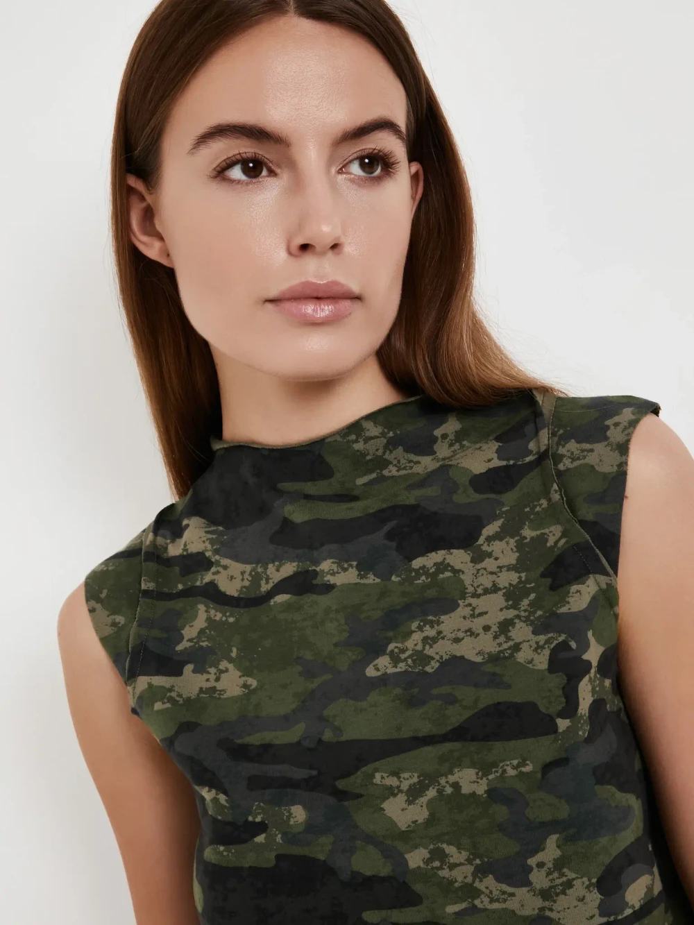 Майка Стойка Камуфляжный