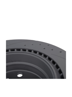 Диск тормозной задний перфорированный PRO-LINE с покрытием комплект BMW E81/E87/E90 ALL 06-> GANZ GIJ06041S