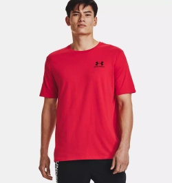 Футболка мужская Under Armour SPORTSTYLE LEFT CHEST SS-RED