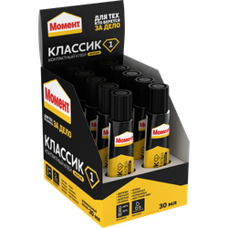 Клей Момент 873854 Классик-1 30 мл шоу-бокс | 
