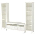Тумба под телевизор - IKEA HEMNES, 49x197 cm, белый, Хемнэс ИКЕА