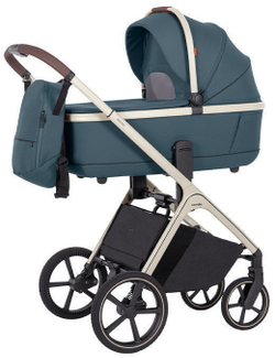 Коляска Carrello Vector CRL-6550 и автокресло Cybex Aton B2 Steel Grey 3 в 1 Prime Blue