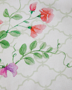 Скатерть прямоугольная 168х250см Mix&Match Home Душистый горошек