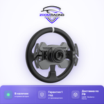 MOZA Racing CS V2P — руль для симрейсинга с магнитными лепестками — крупный план