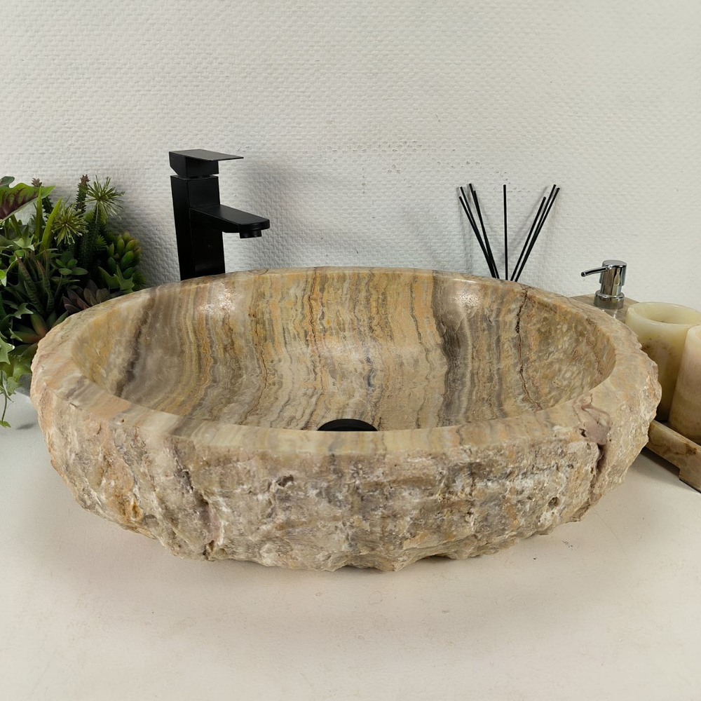 Раковина из оникса Erozy Green EO-64476 57*46*15 0157