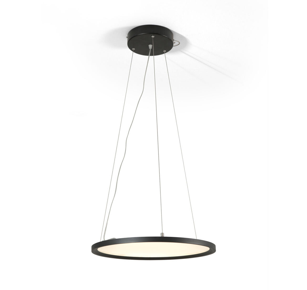 PIATTO 42W 50cm св-к подвесной ЧЕРНЫЙ