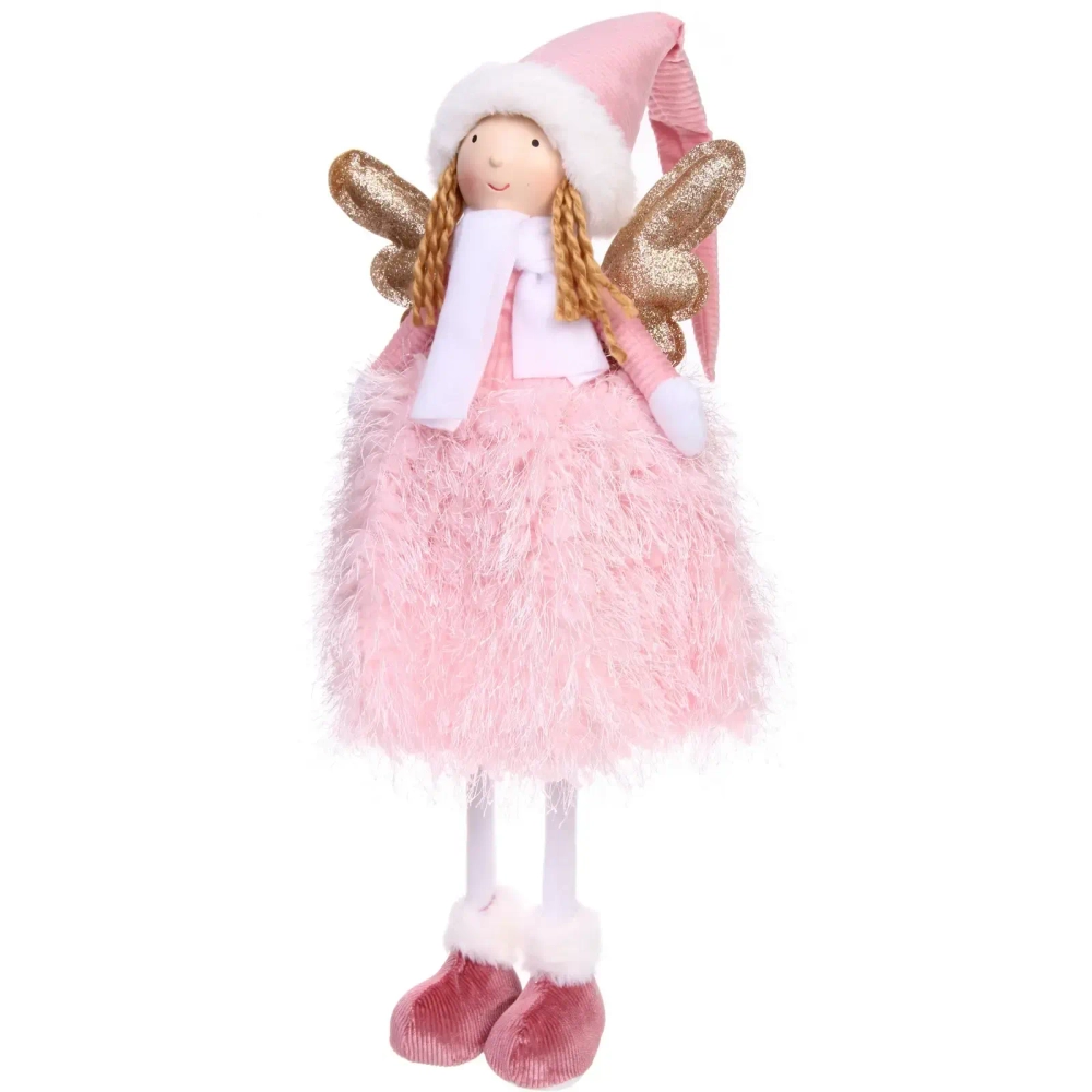 Фигурка новогодняя «ФЕЯ - Волшебный день» 58*21 см, Розовый