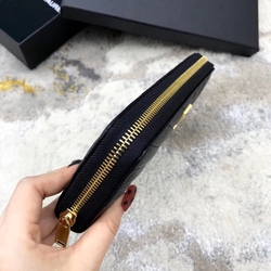Saint Laurent Cassandre Zip Around Wallet