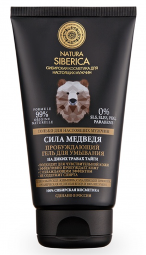 Natura Siberica Men гель для умывания Сила медведя Пробуждающий 150 мл