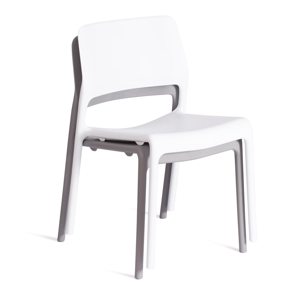 Стул FURDI (mod. 53) пластик, 48 х 55.5 х 77.5 см, White (Белый) 1