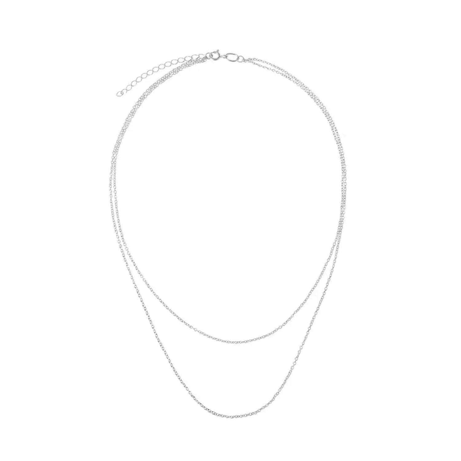 Колье Multilayered Chain - Silver