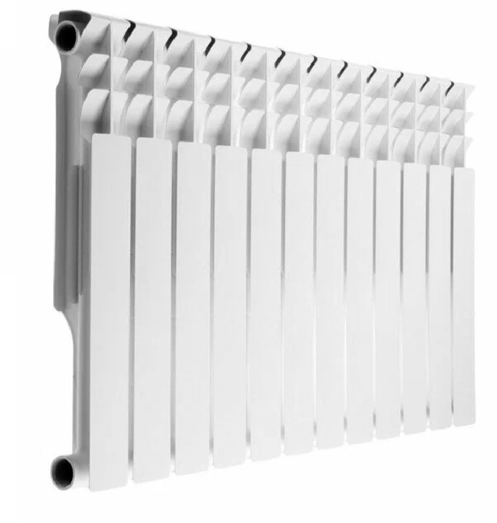 Радиатор биметаллический Ogint Plus BM 500 белый RAL 9016 12 секций