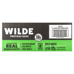Wilde Brands, протеиновые чипсы, пряный сыр, 8 пакетиков по 38 г (1,34 унции)
