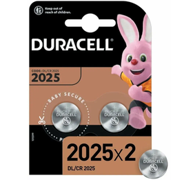 Батарейки DURACELL 2025, 3 В, 2 штуки