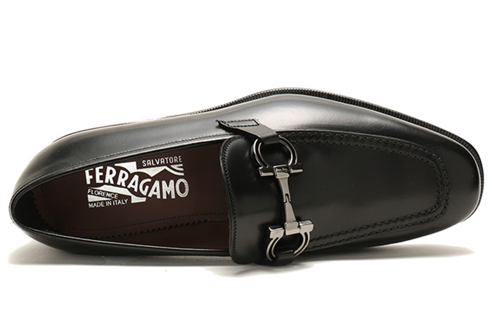 FERRAGAMO Gancini Slip-On Loafers