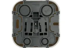 Розетка Legrand Quteo без заземления накладная белая 25972