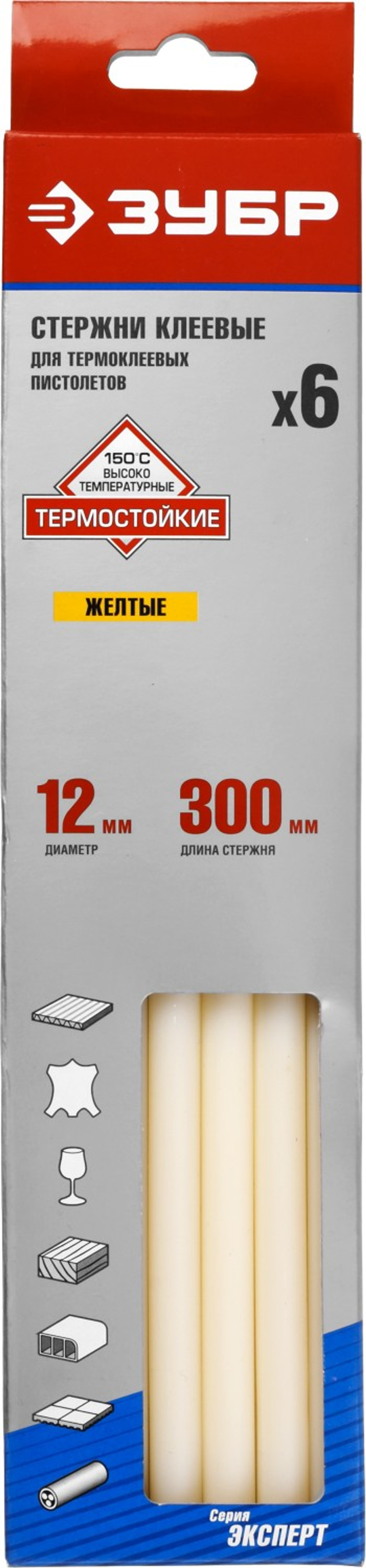 06858-12-1 Стержни для клеевых пистолетов ЗУБР