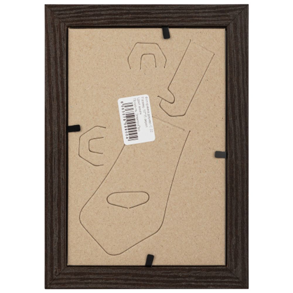 Фоторамка Image Art С22 МДФ универсальная 10х15 цвет венге вставка прозрачный пласти | Image Art