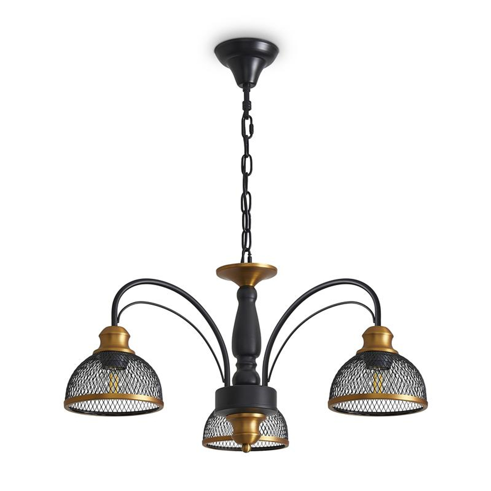 Светильник Caz 3х60Вт E27 IP20 подвесной Freya FR5527PL-03BBZ