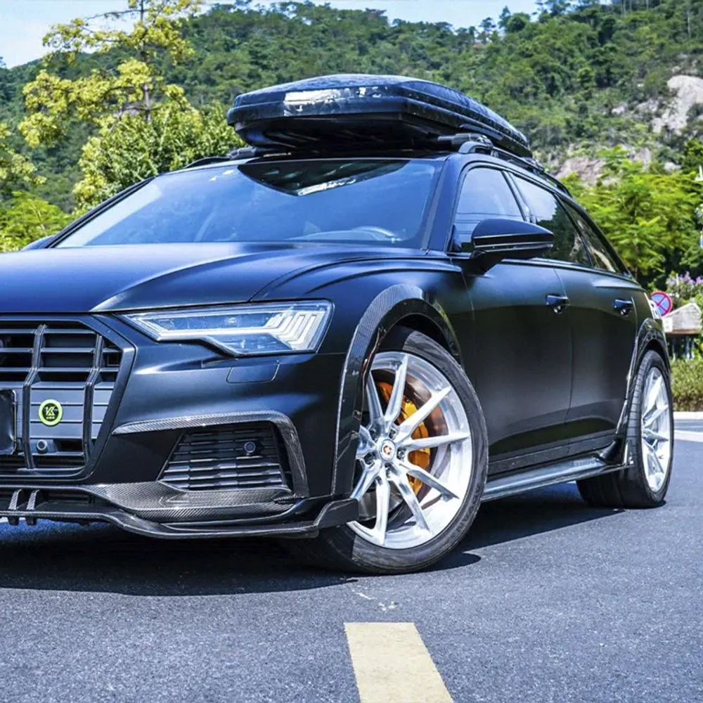 Карбоновые юбки для AUDI A6 ALLROAD C8 2020+ Ауди обвес