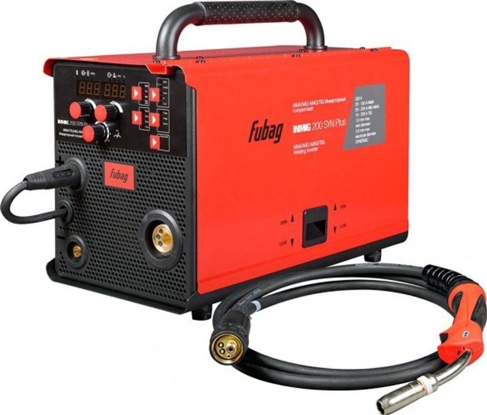 Сварочный полуавтомат FUBAG INMIG 200 SYN PLUS (31434)  + горелка FB 250 3 м (38443) 31434.1